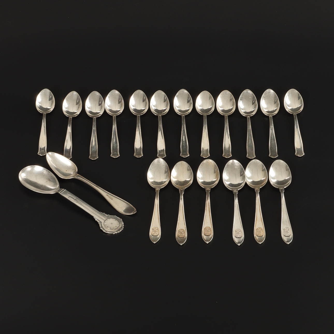 SILVERSKEDAR, 20 st, 1949-1970.
