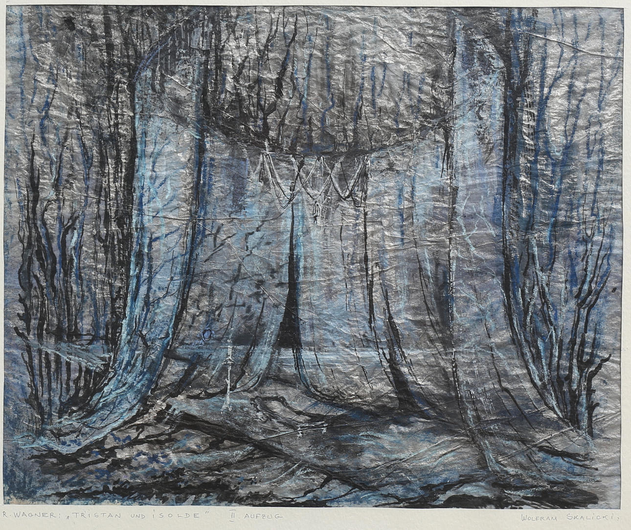 WOLFRAM SKALICKI. Motiv från Richard Wagners " Tristan und Isolde".