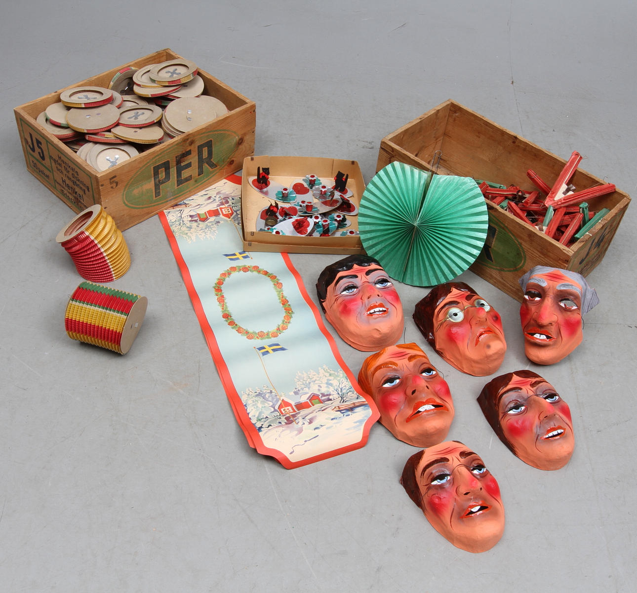 PARTI DIVERSE, tema "Lanthandel", 1900-tal (5).