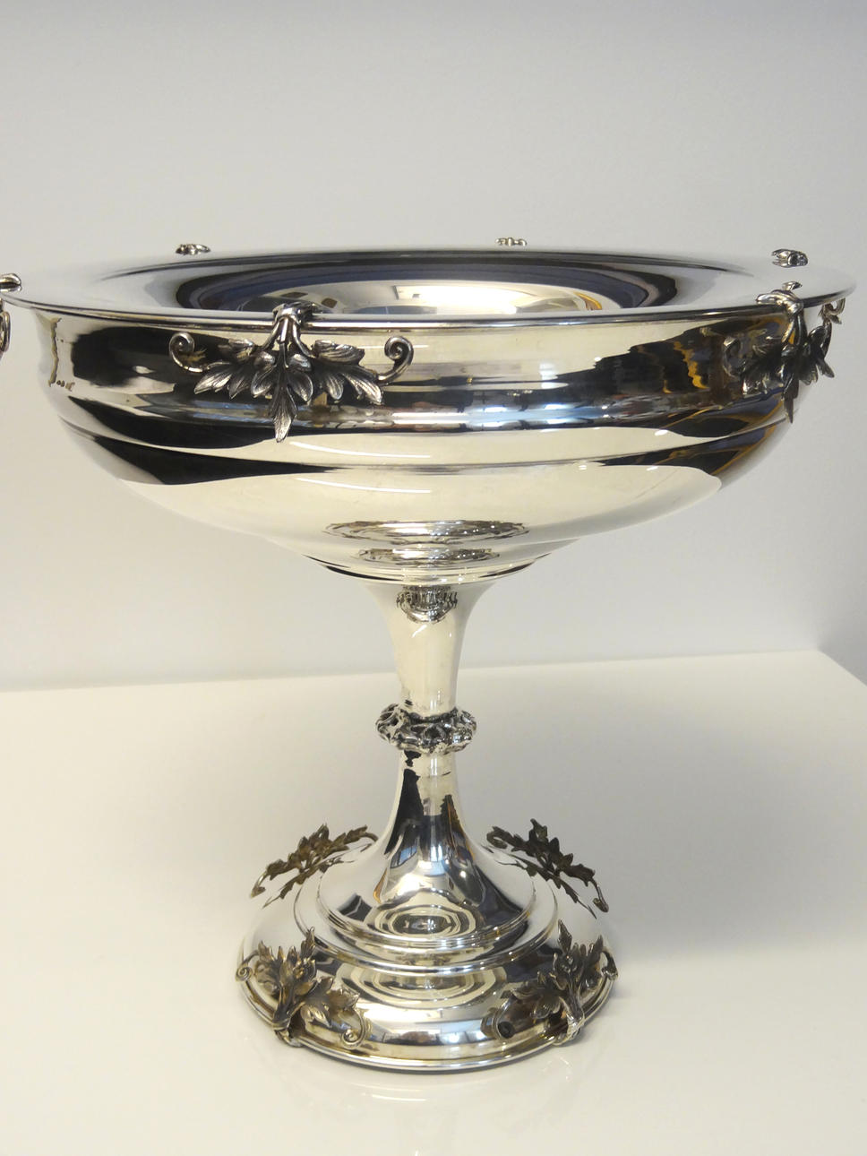 FRUKTSKÅL och CANDEL FOT 2 enheter 3,066kg SILVER 925.