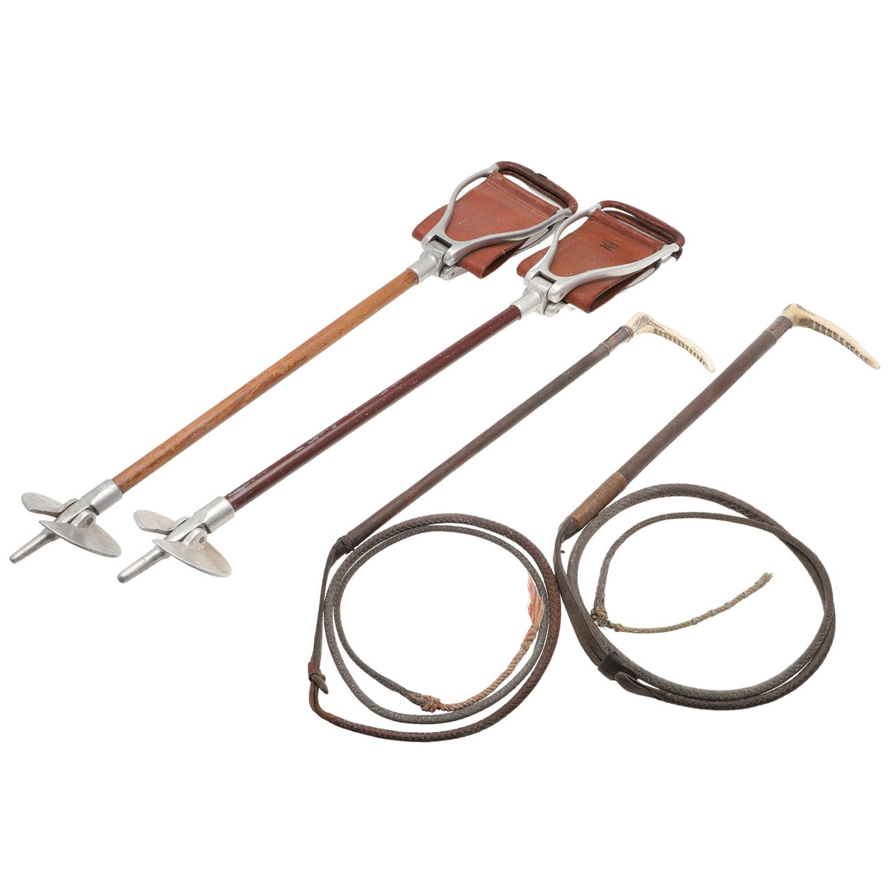 SWAINE & ADENEY SILVER MOUNTED RIDING CROPS & SWAINE SHOOTING STICKS ...