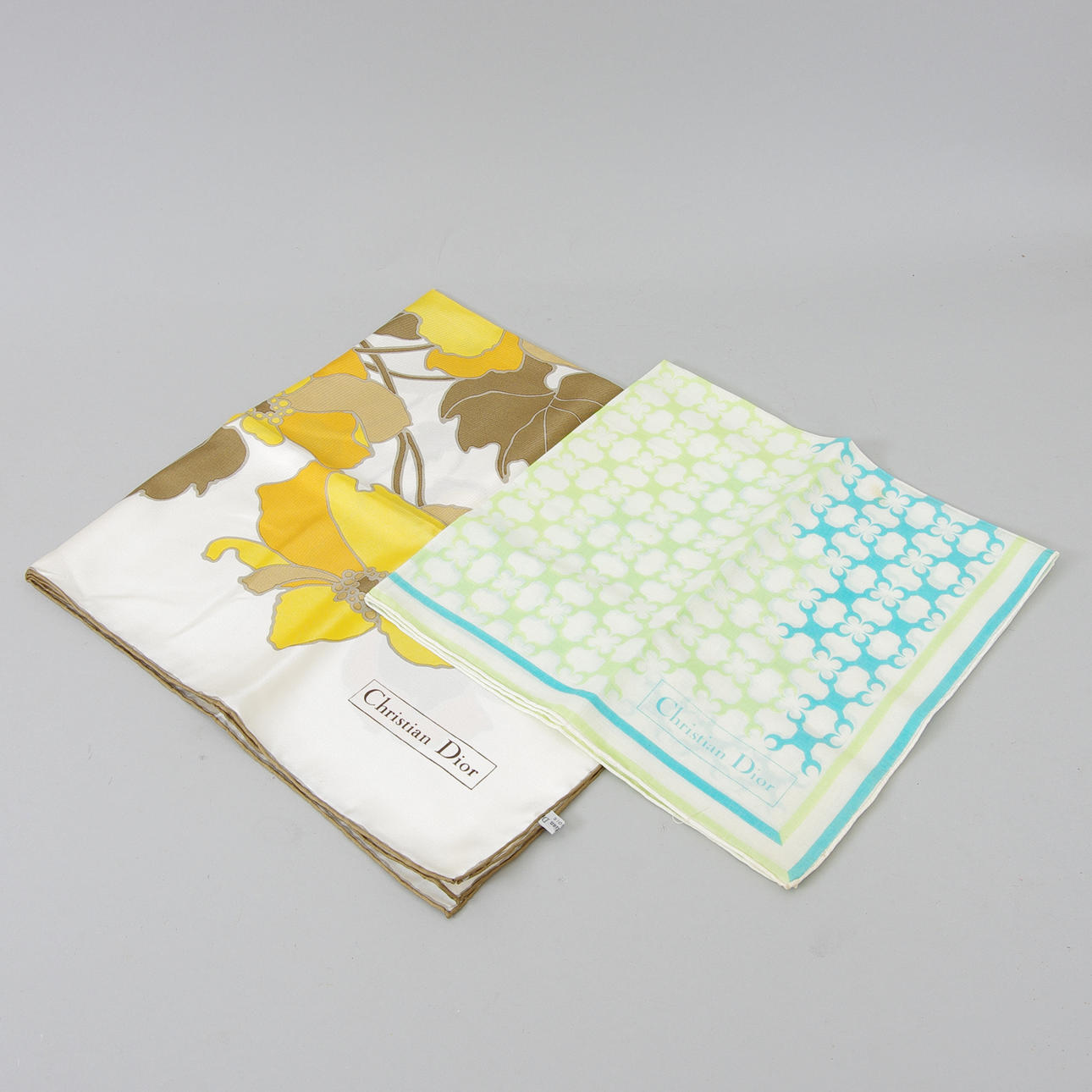 SCARVES 2 stycken, Christian Dior.