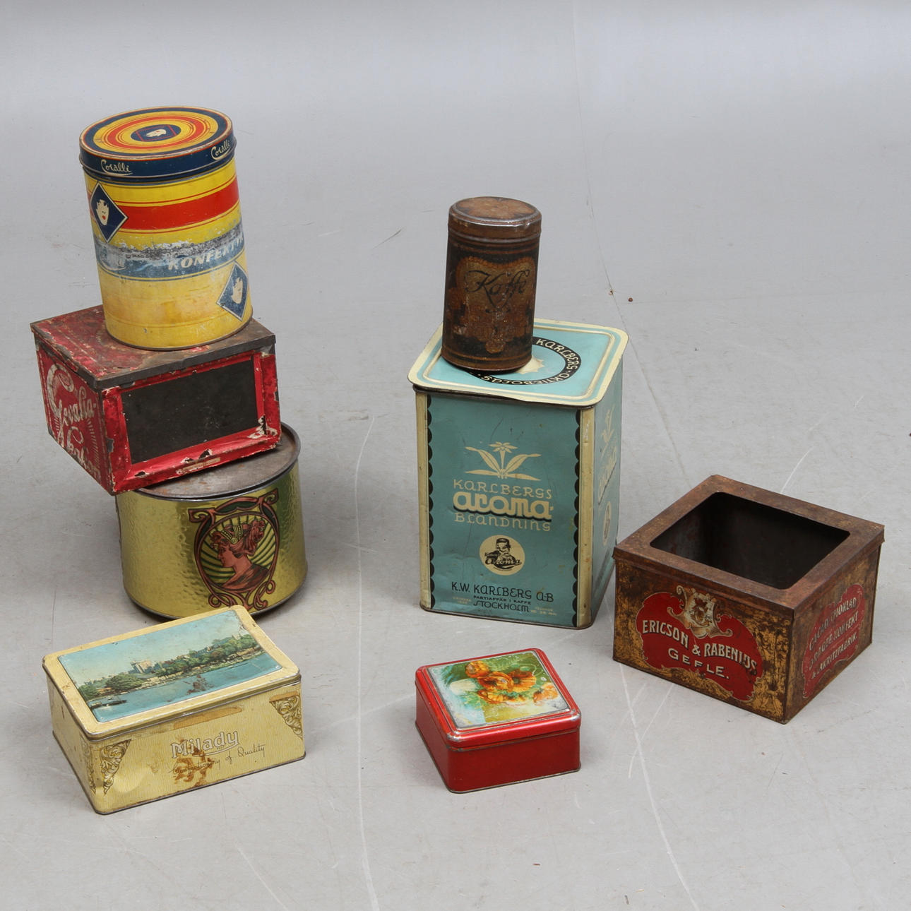 TIN CANS, 1900s (2).