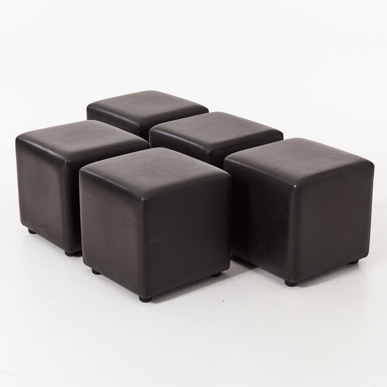 JOHANSON DESIGN, sædepuder/skamler „Bill“, 5 stk.