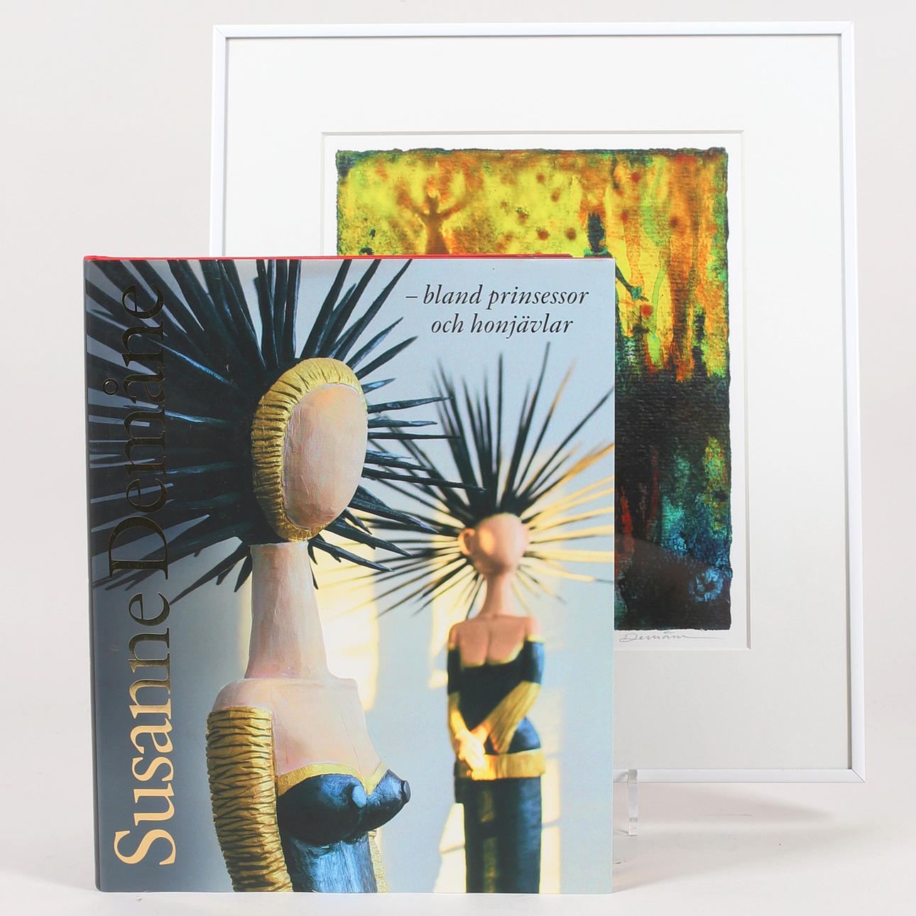 SUSANNE DEMÅNE. Fine art print och konstbok, komposition, signerad ...