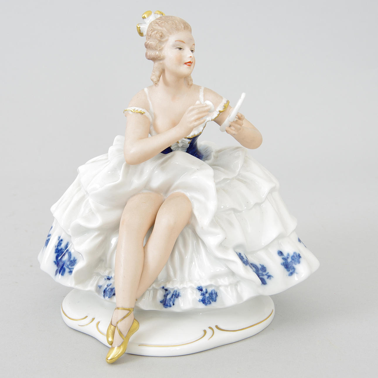 FIGURIN, porslin, ballerina, Wallendorf.