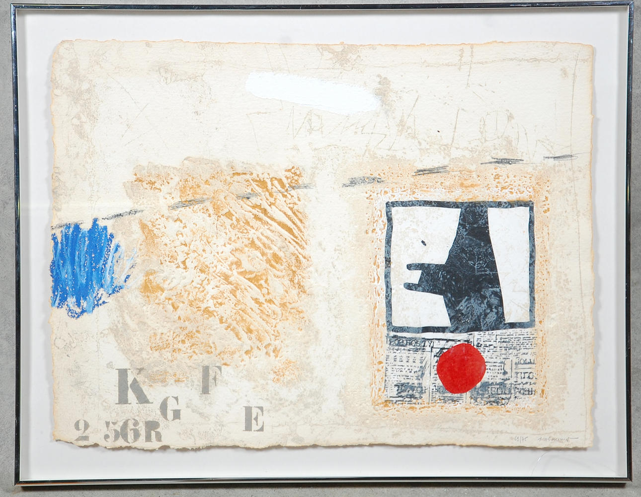 JAMES COIGNARD. 1925-2008, estning med carborundum och collage, signerad, numrerad 69/75.