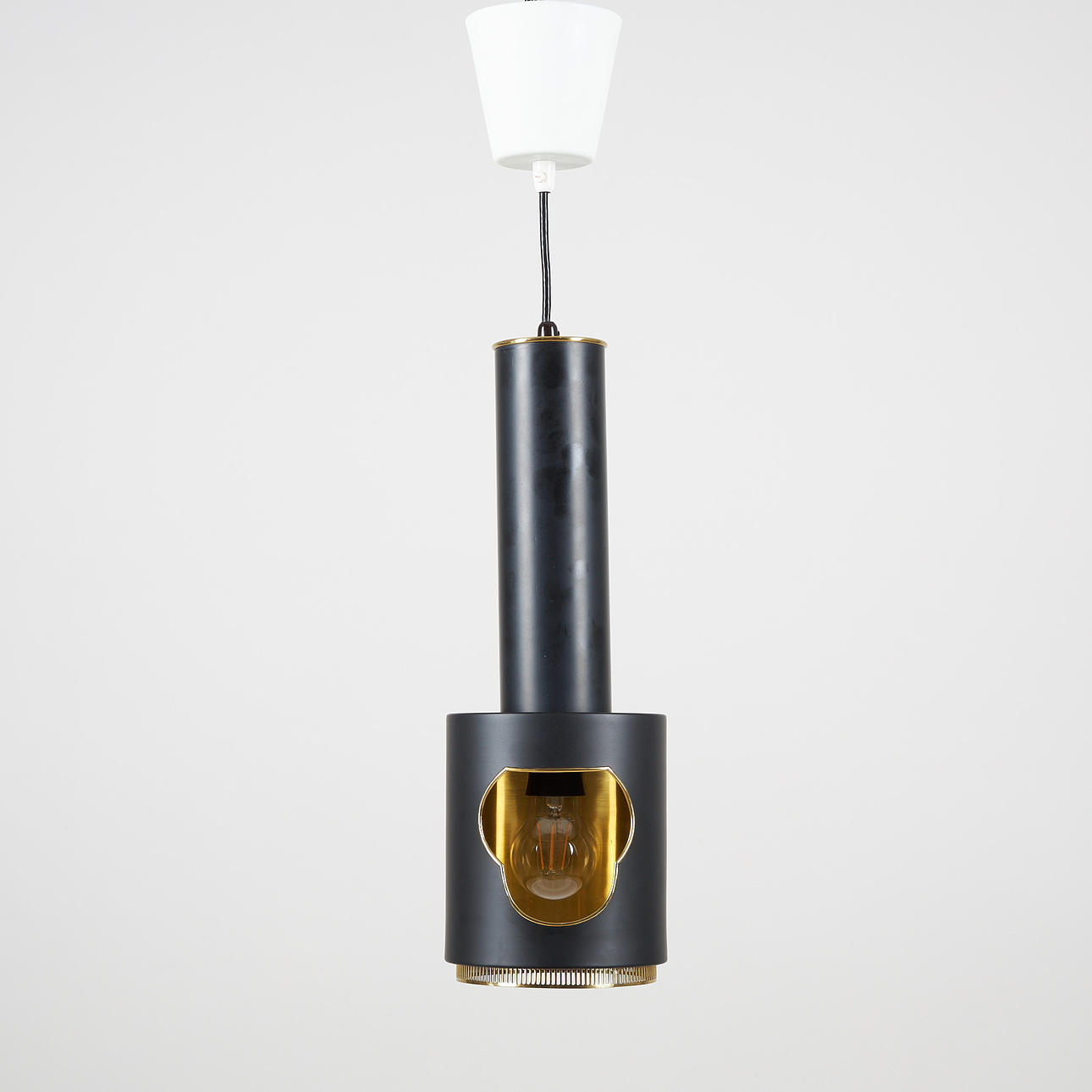ALVAR AALTO. CEILING LAMP, model A110. “Hand grenade”, Valaistustyö Ky. Designed in 1953.