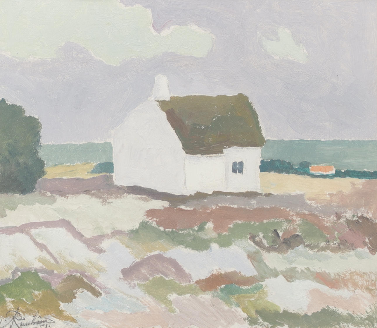 CARL RÖNSTRÖM (1889-1954). gouache, signed and dated.