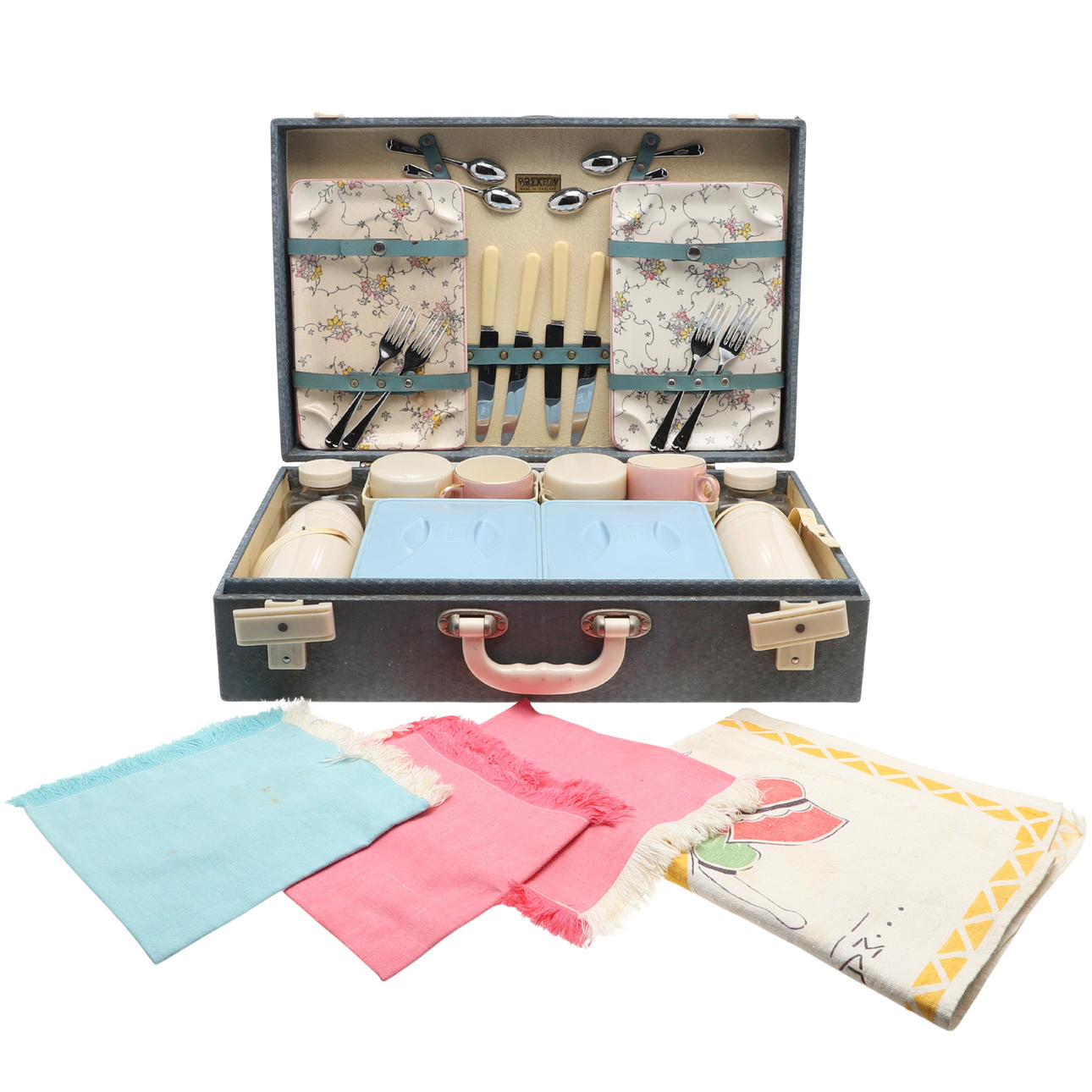 MID CENTURY BREXTON PICNIC SET.