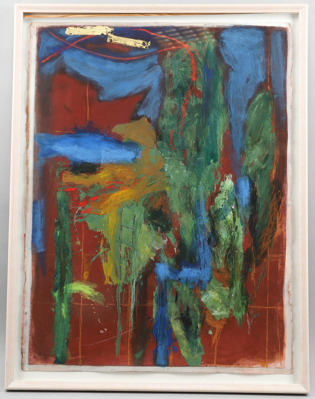 ANITA NILSSON BILLGREN. “Tertiary”, gouache, signed.