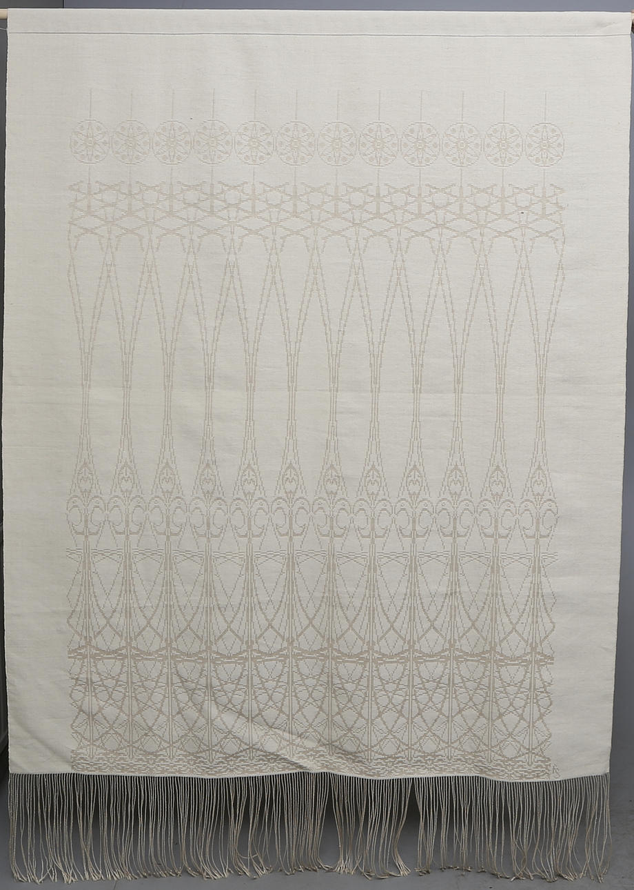 GOBELÄNG, Linne. Enligt uppgift unik. Folke Samuelsson och Kerstin Jonsdotter Samuelsson, Jonsa Vävtjänst, Tingsryd.