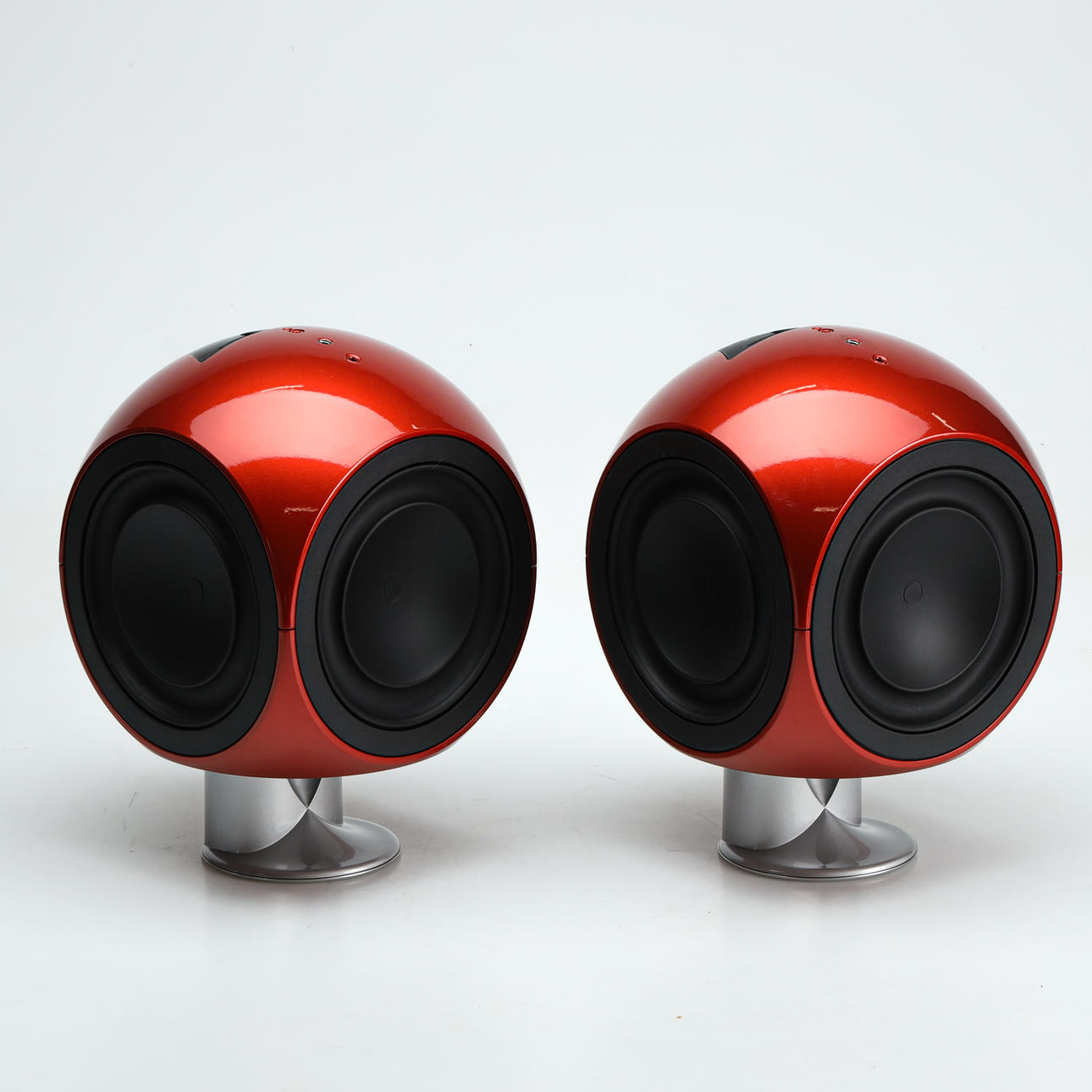 BANG & OLUFSEN, Beolab 3, MKII, Red, a pair. Miscellaneous