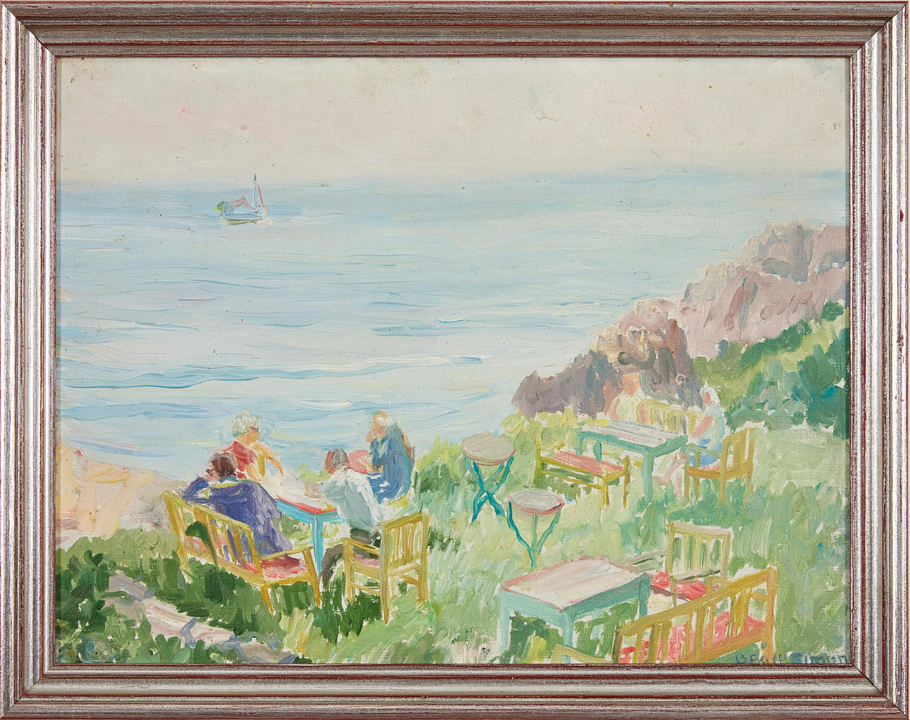 GRETA FALK SIMON. Kaffeezeit am Meer.