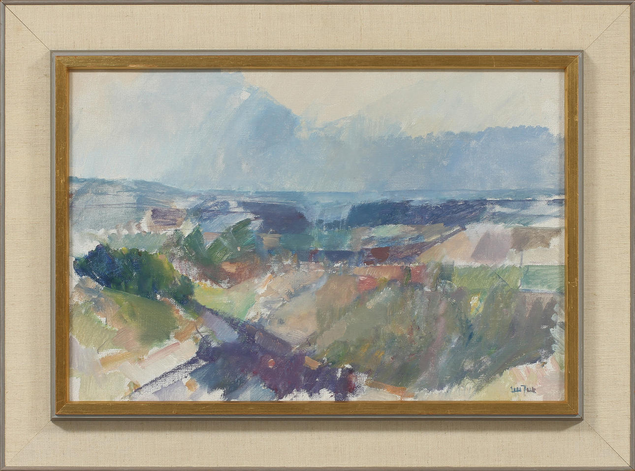 LARS FALK. Olja på duk. Signerad.