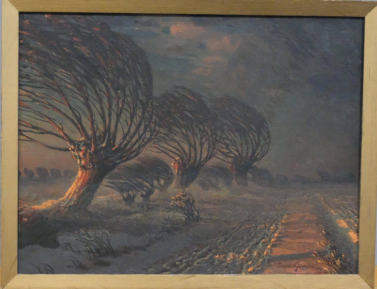 THEODOR  JÖNSSON. OLJA PÅ DUK.