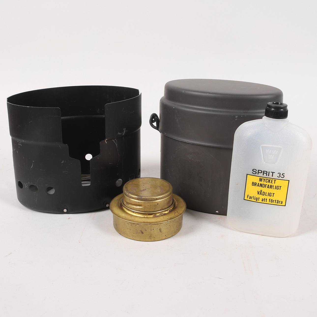 EINMANNKÜCHE, m/44, Aluminium, 1960er.