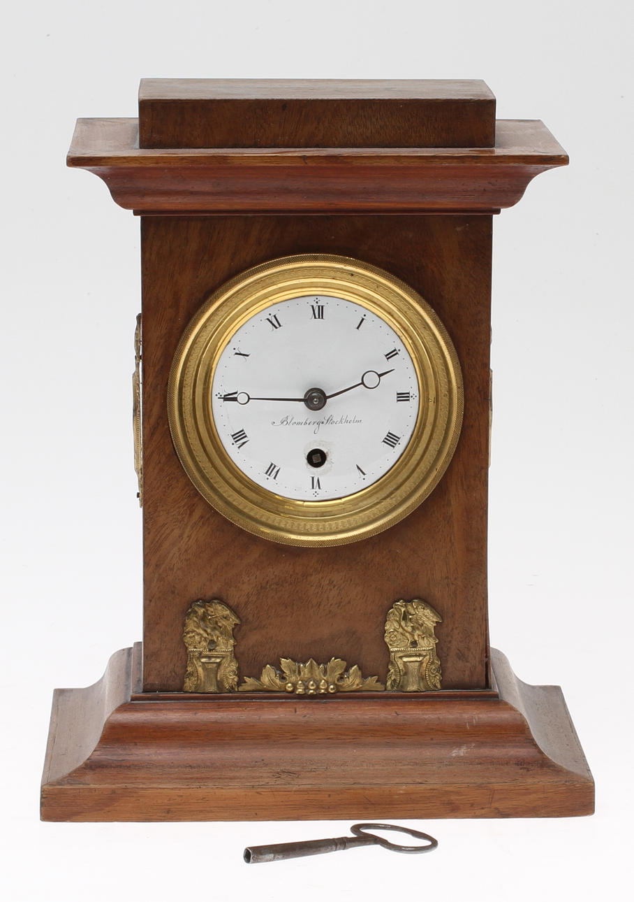 BORDSPENDYL, Karl Johan, Blombergs Stockholm, 1800-tal.