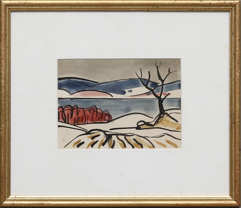 ERLING ÄRLINGSSON. TILLSKRIVEN. Blandteknik, osignerad.