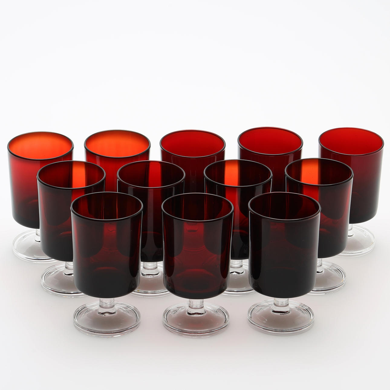 LASIT, 12 kpl, jalat, punainen, Ranska.