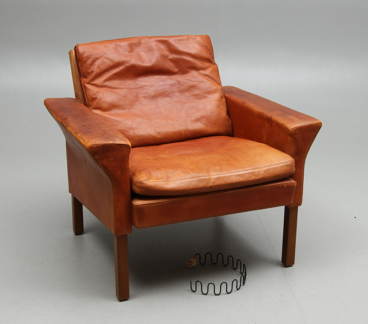FÅTÖLJ, Fritz Hansen, Danmark, 1950/60-tal.