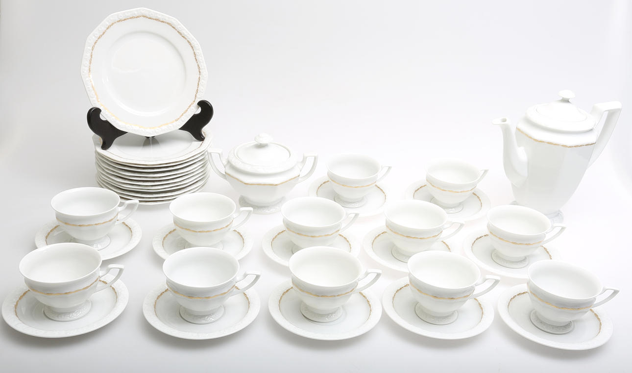 KAFFESERVIS, 39 delar, porslin, "Maria", Rosenthal, 1900-tal.