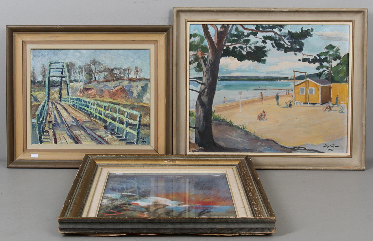 FILIP LILJESON, GÖSTA ASP, A.ERIKSSON. bland annat Motalamotiv från Varamon.