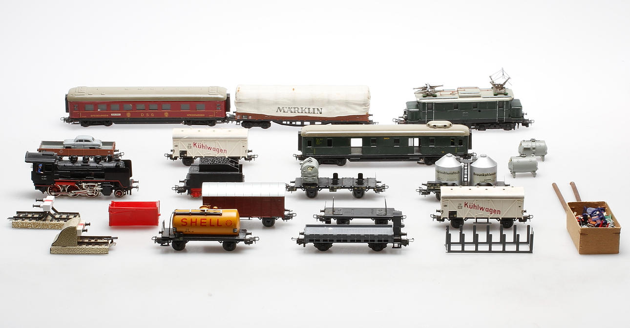 MODELLTÅG och VAGNAR, Märklin.