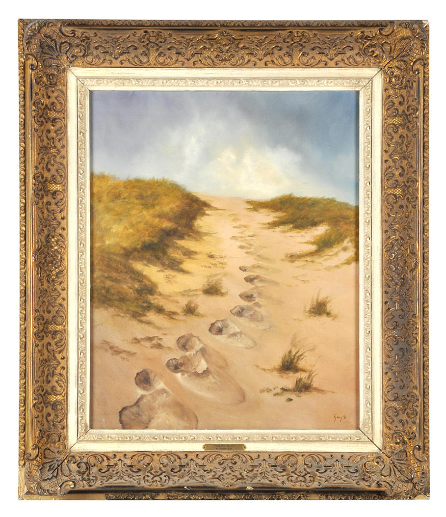 WOLFGANG THOMS. Olja på duk.