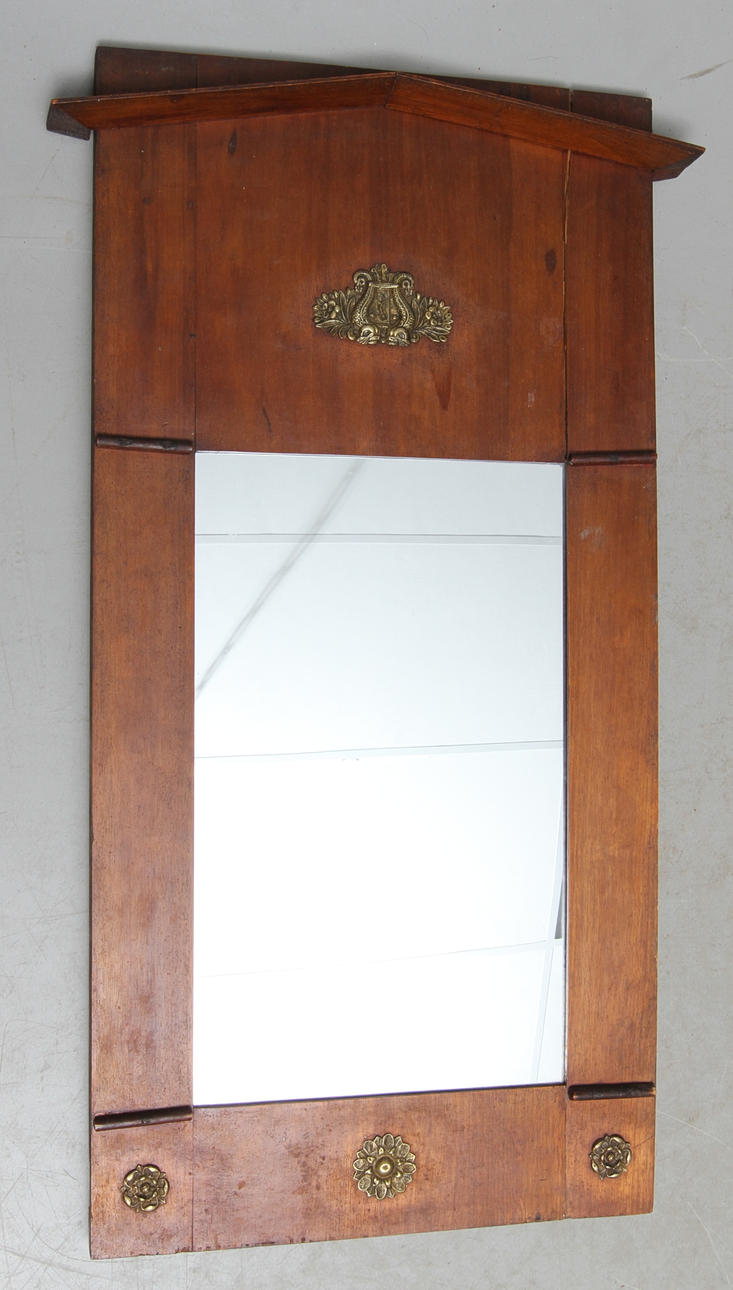 SPEGEL, hallstämplad Norrtälje, otydlige mästarstämpel, 1800-tal.