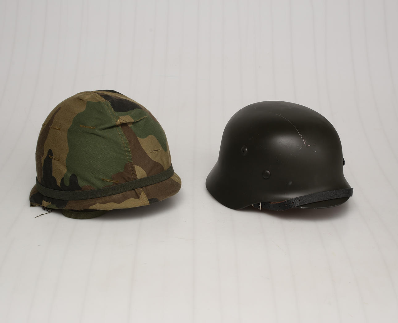 Replica helmets, USA M1, Germany III Reich M40.