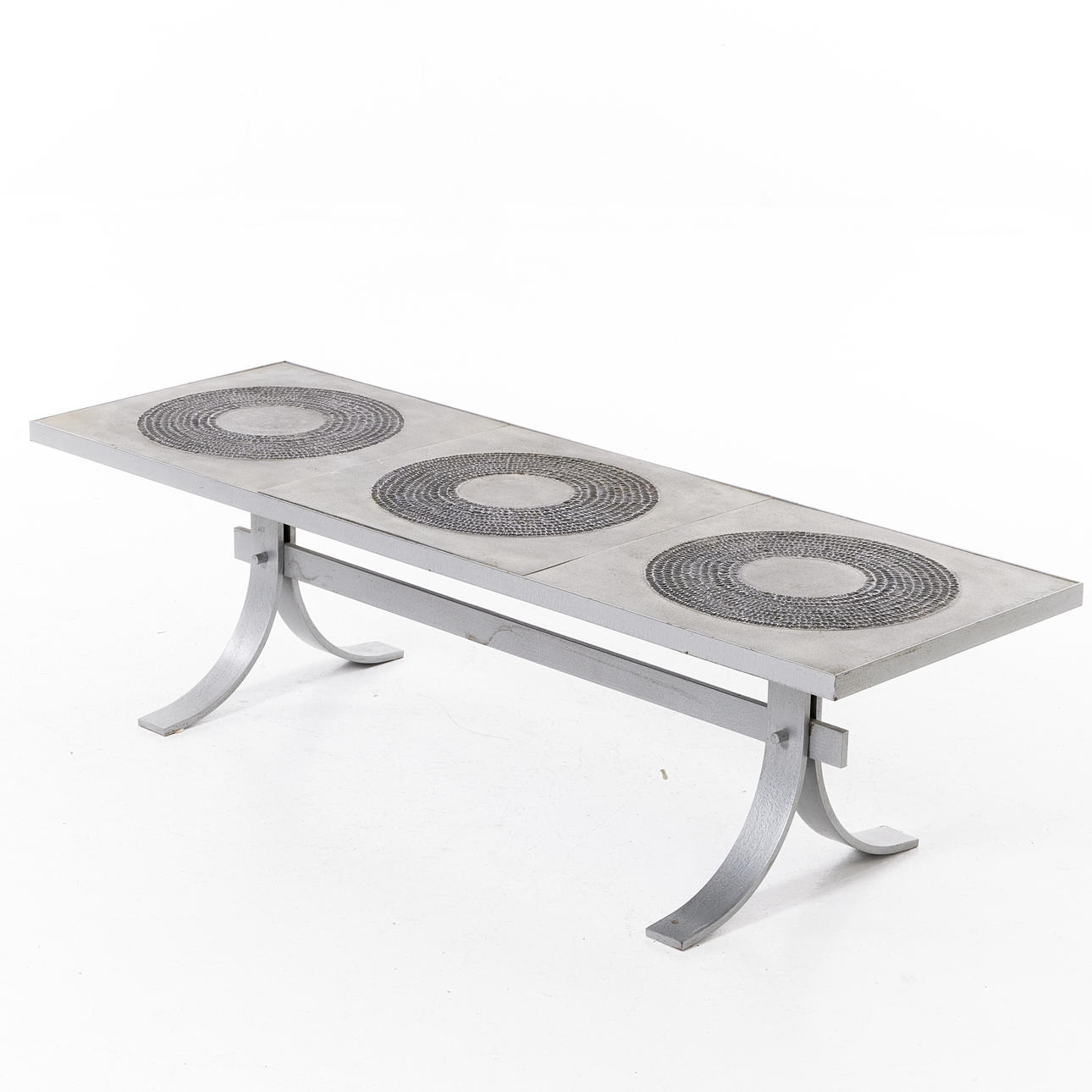 A 1970s coffee table by Marc D'Haenens, Belgium.