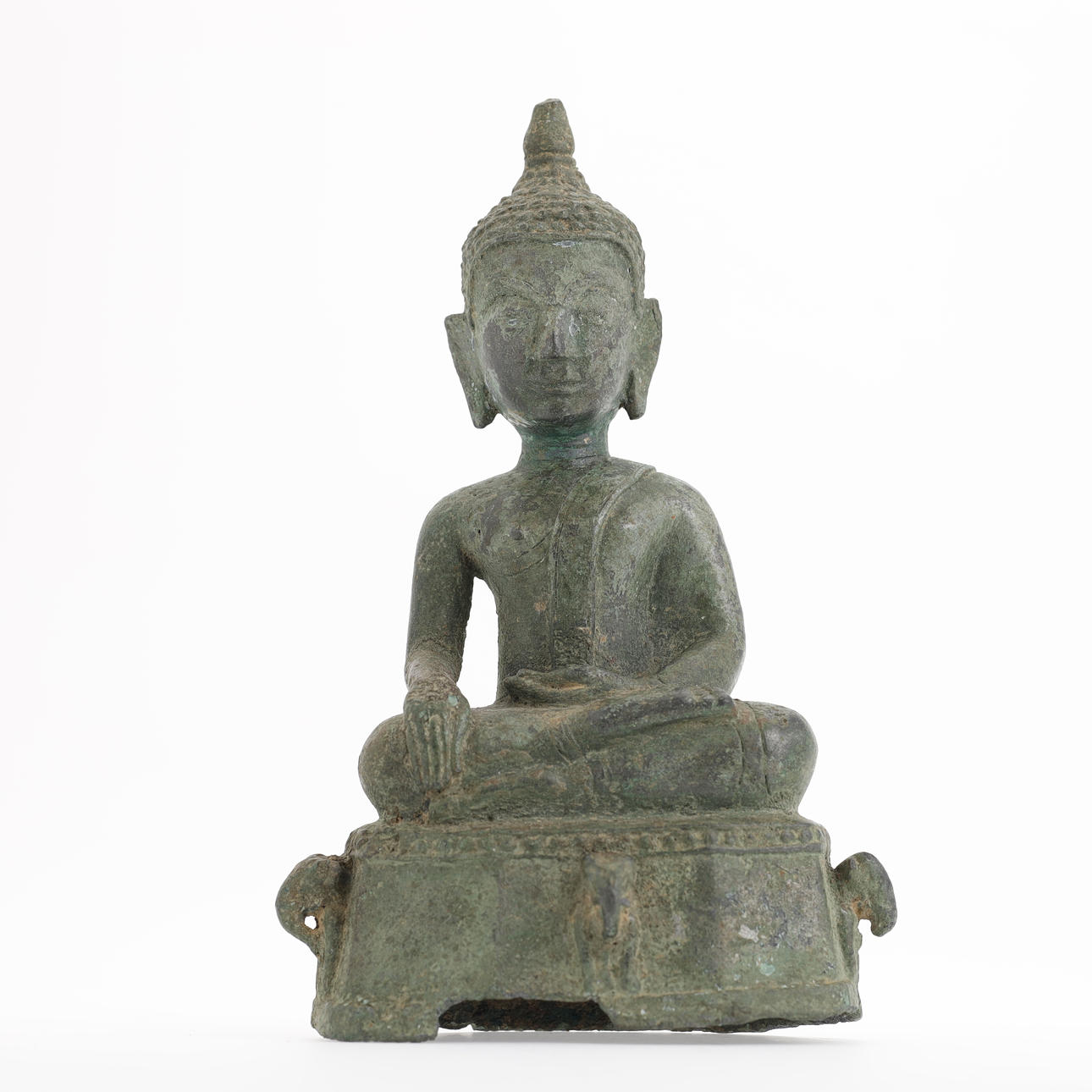 Buddha, bronze, Laos, 16-17th century.