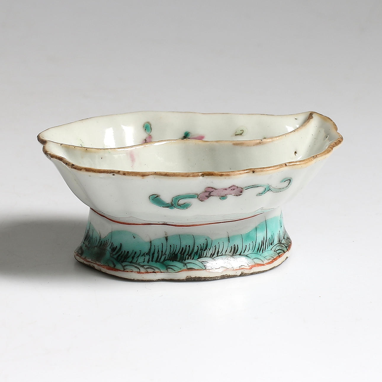 TAZZA, porslin, Kina, 1800-tal.