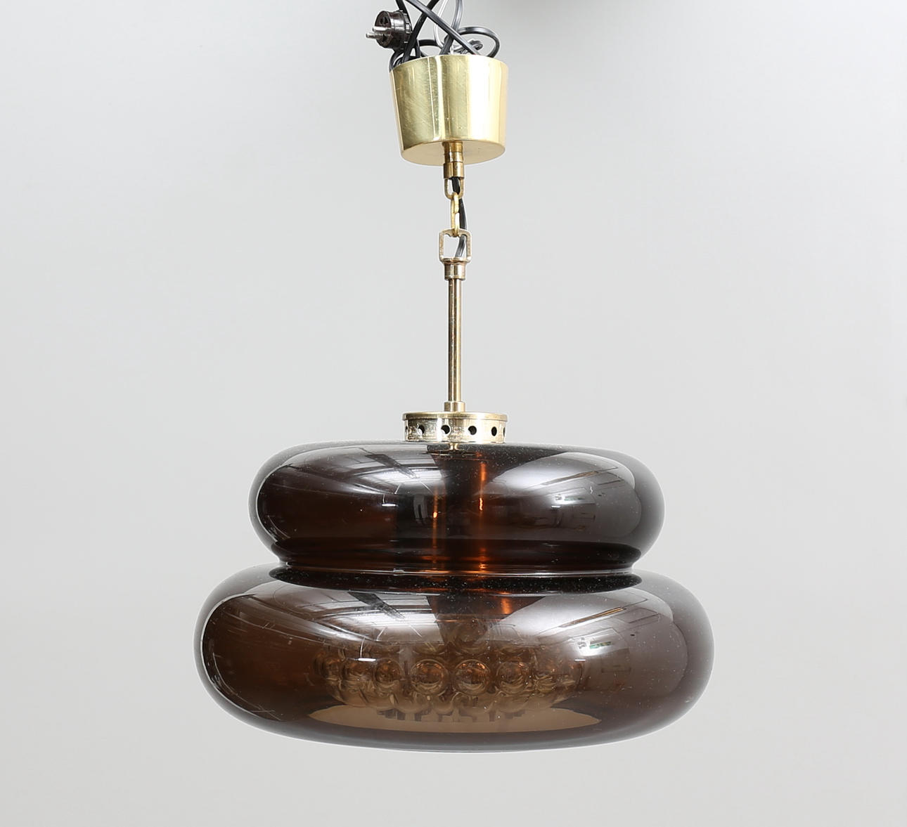 TAKLAMPA, glas, Carl Fagerlund, Orrefors.