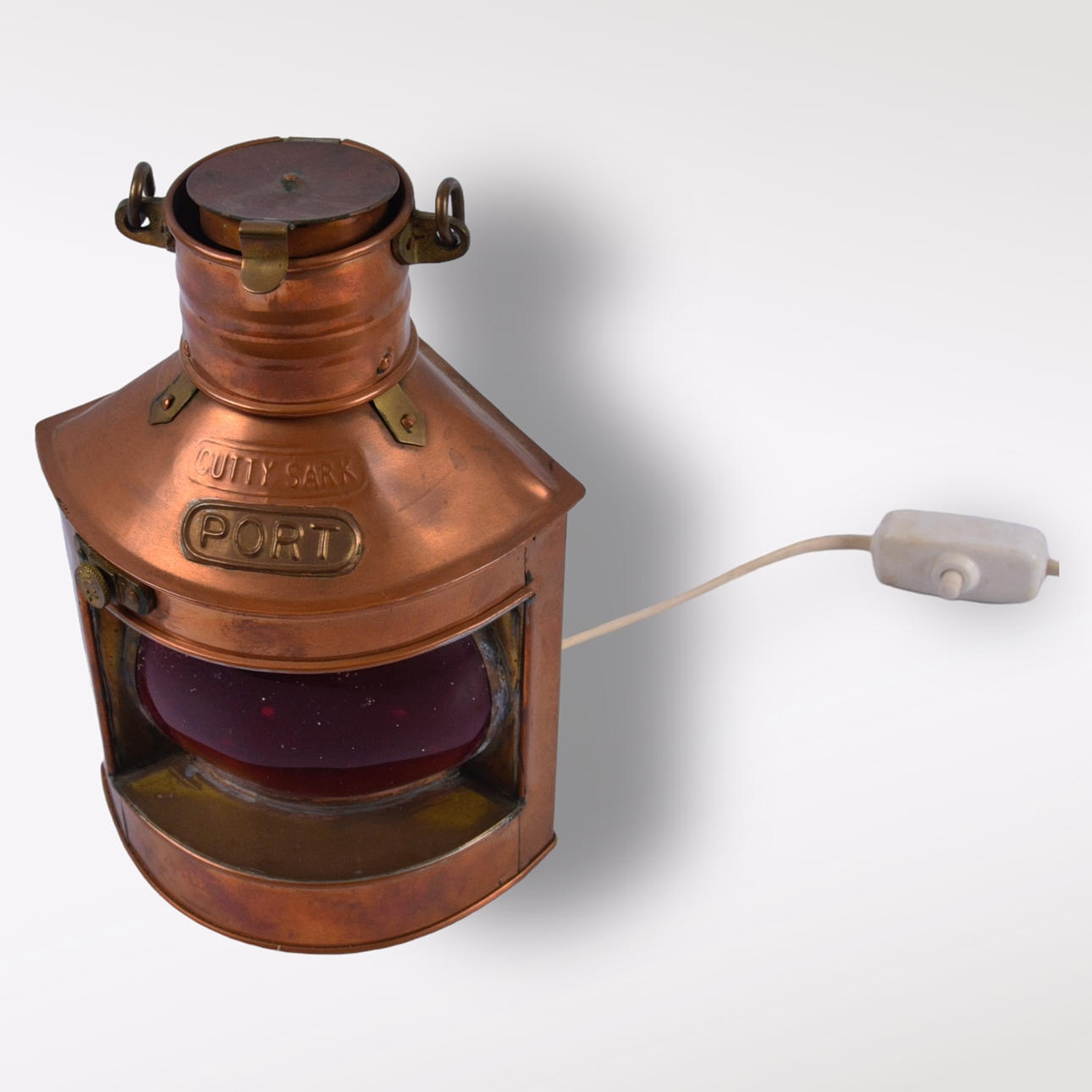 LANTERNA, kobber, Cutty Sark, elektrificeret.