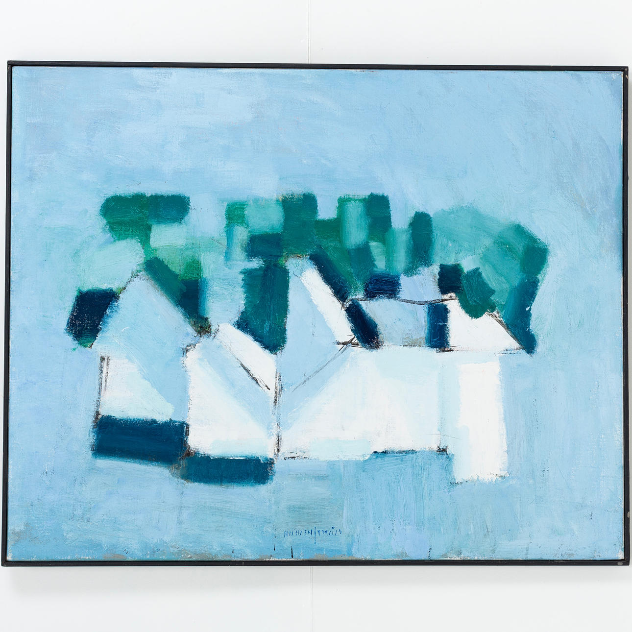 HANS  HEDENSTRÖM. Oil on canvas, signed.