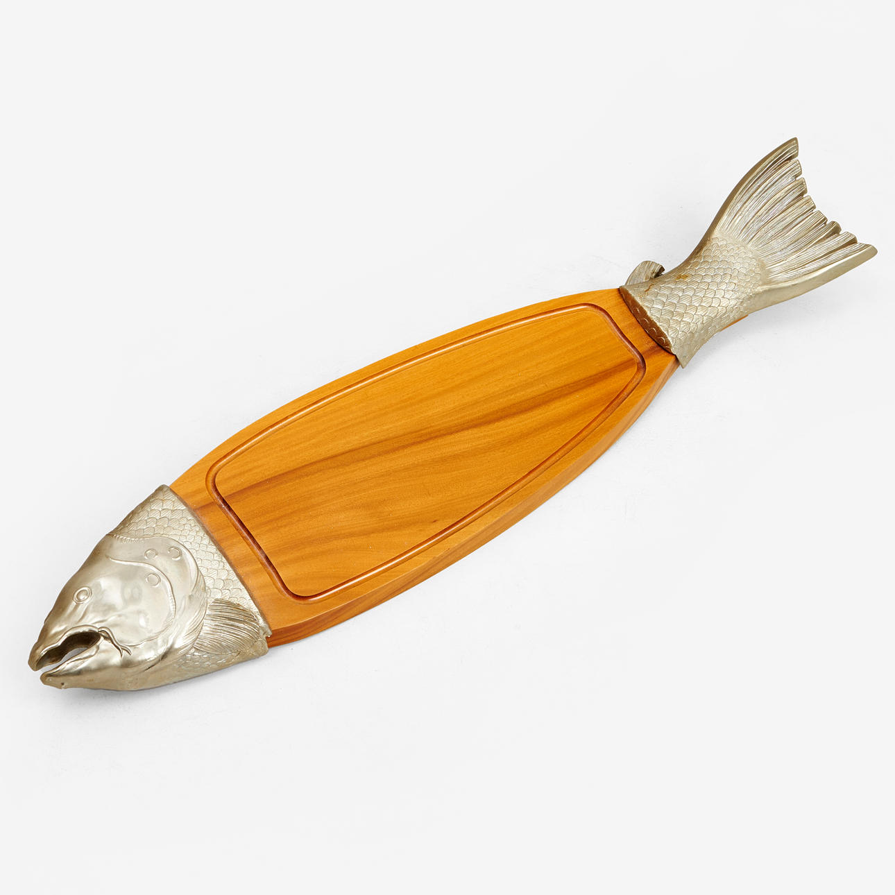 FISKEPLANK, træ, metal, Frankrig.