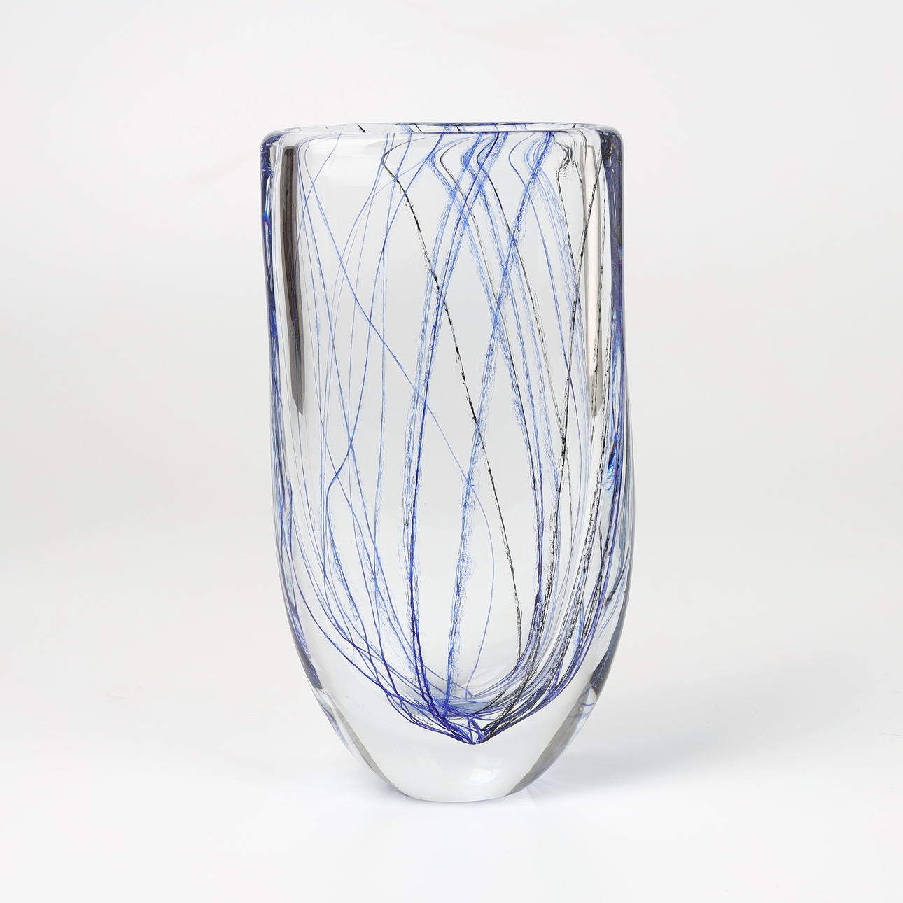 ELSA SÖDERBERG. Vas, glas, Hovmantorp, 1966. Glas - Konstglas - Auctionet