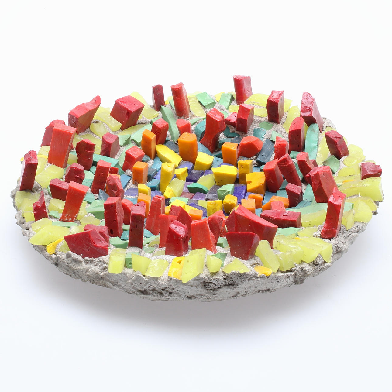 GERT MARCUS. Skulptur, glasmosaik, signerad och daterad GM -66.