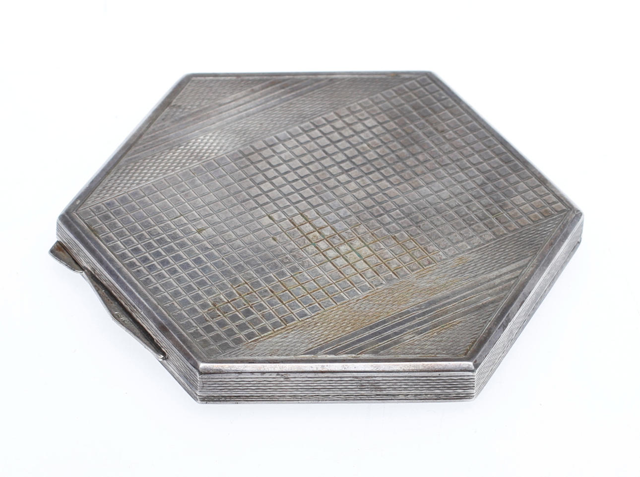 PUDERDOSA, silver, Österrike/Ungern, 1920-tal.