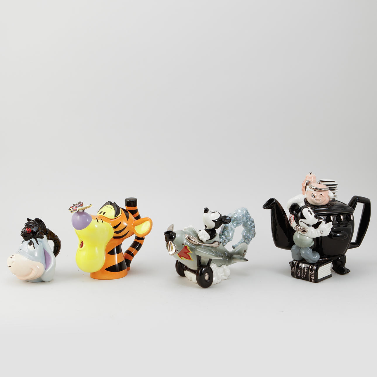 Teapots, 4 pcs, Disney.
