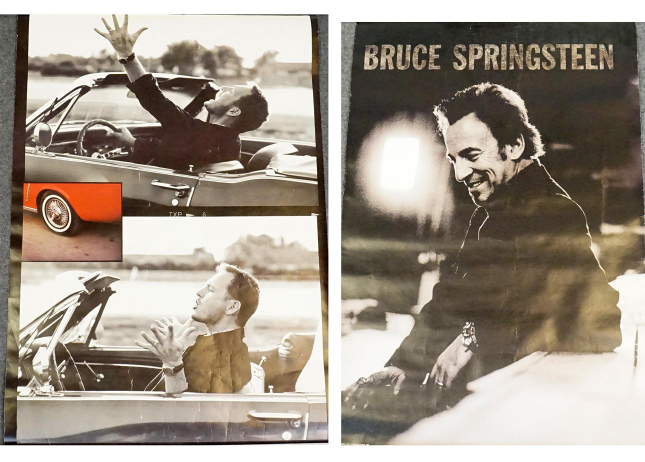 To plakater, Tomas Ledin og Bruce Springsteen.