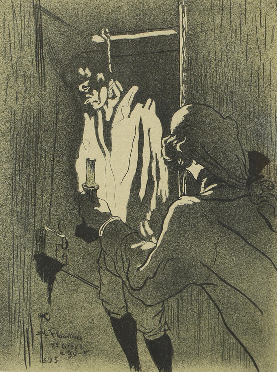 TOULOUSE-LAUTREC, litografía.