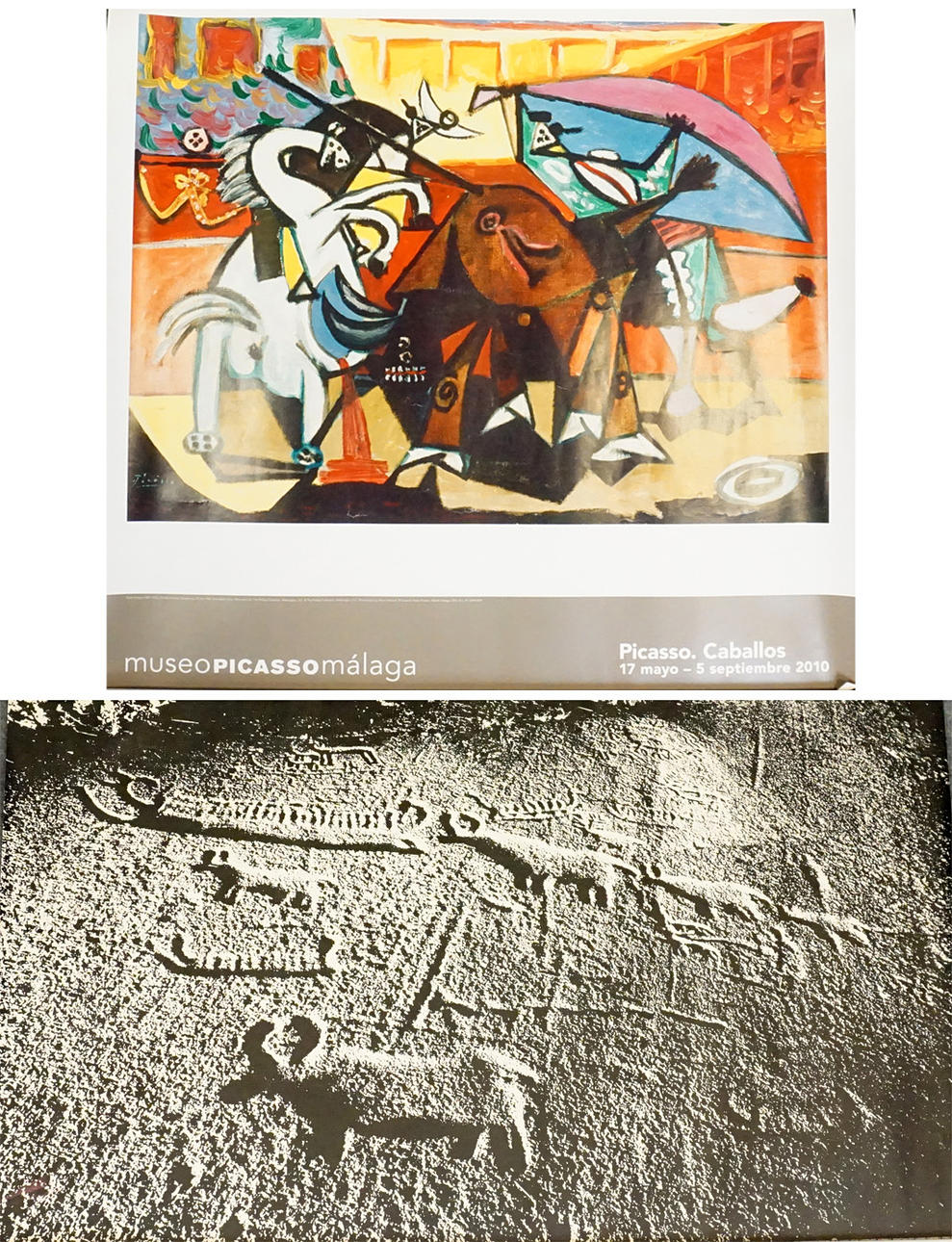 To Picasso-plakater, efter og Pehr Hasselrot.