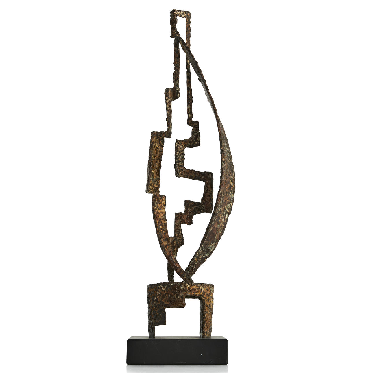 LENNART KÄLLSTRÖM (Sweden, 1920-2007), “Monument 1", signed and dated, L Källström -60, Sculpture, bronze, Herman Bermans Kunstgjuteri, Stockholm.
