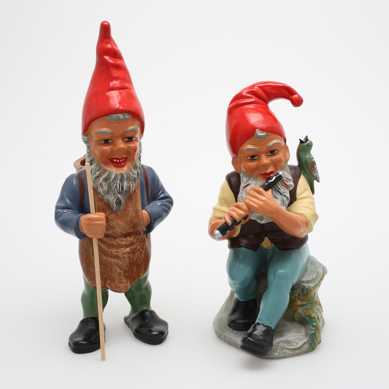 TOMTAR, 2 st, keramik, Tyskland, 1900-tal.