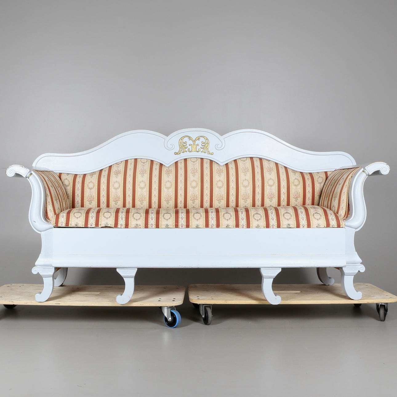 SOFFA, trä, Karl-Johan, 1800-tal.