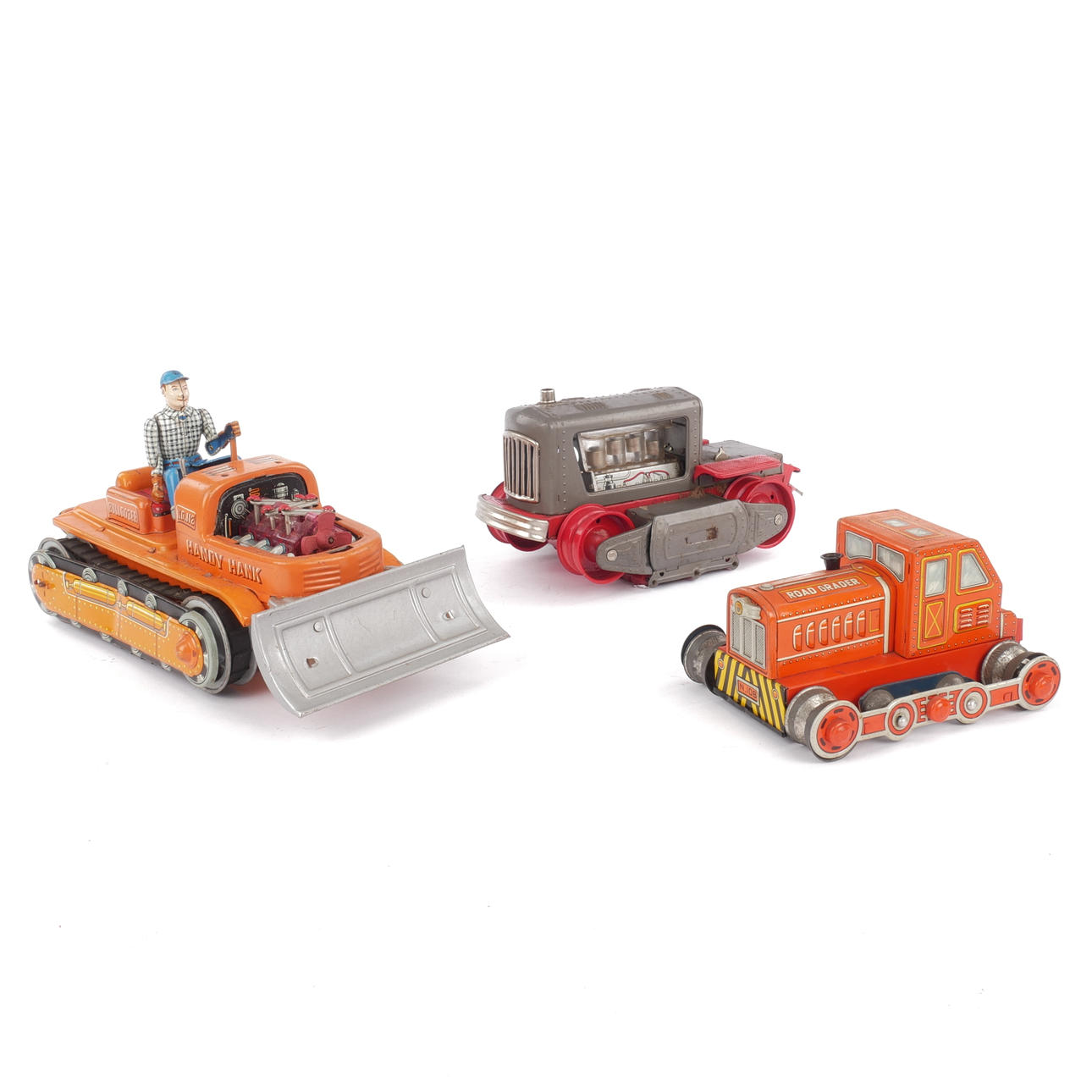 BULLDOZER, 3 chapas litografiadas, Japón.