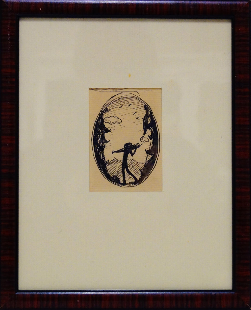 JOHN BAUER. teckning / skiss.